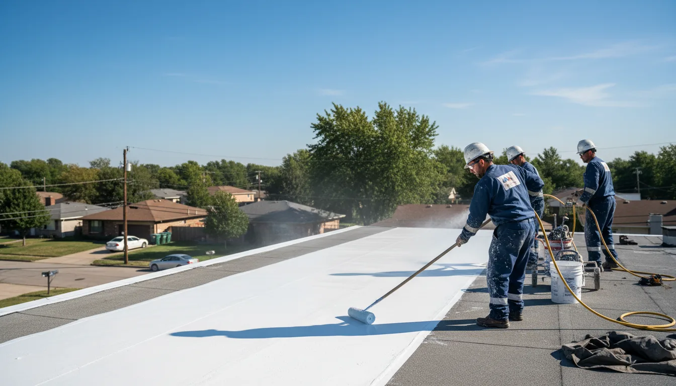 Commercial roof coating in West Bloomfield, MI near me